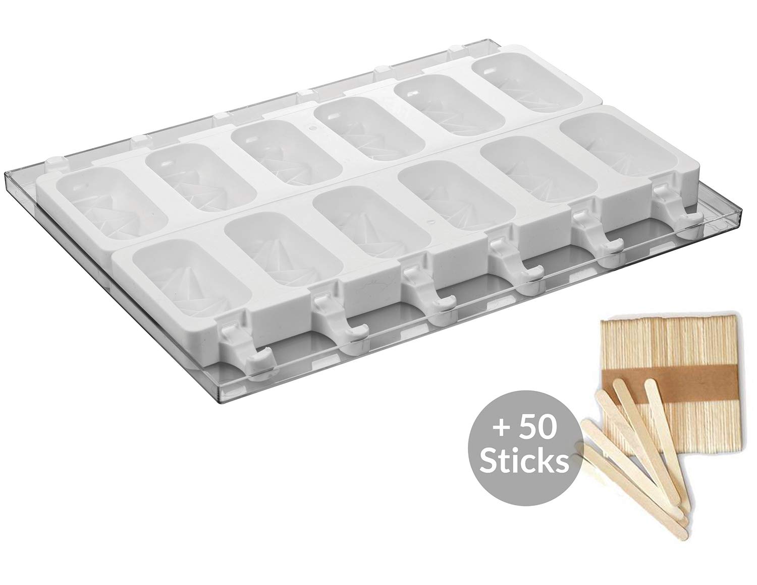 Silikomart Professional GEL11 SHOCK SteccoFlex Silicone Ice-Cream-Bar Mold Set