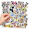 50Pcs Cute Mickey Mouse Stickers for Kids, Disney Cartoon Waterproof Vinyl Decals for Teens Girls Boys Adults Water Bottle Laptop Skateboard Scrapbook Phone Decals, Party Supplies #1