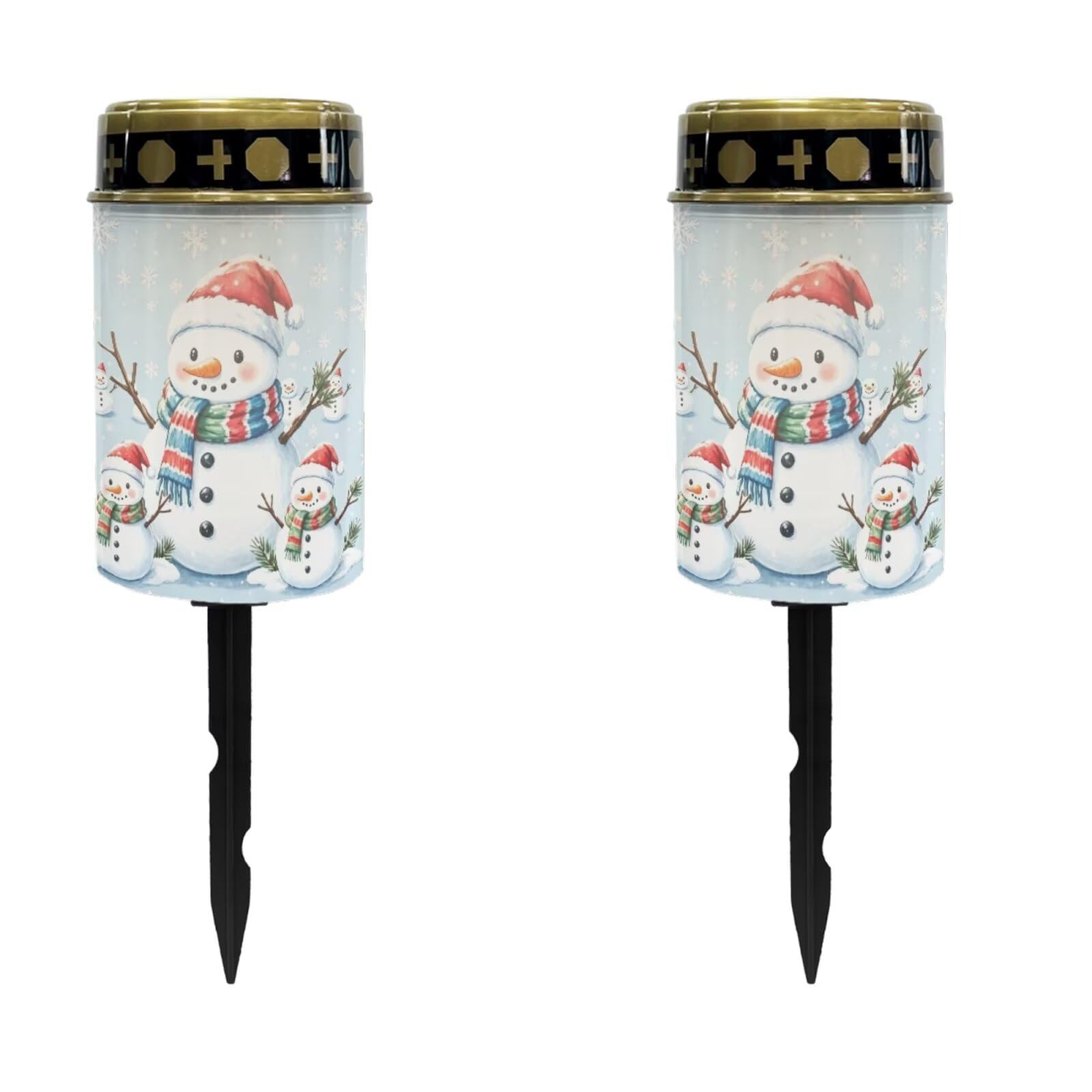 2 Pcs Christmas LED Flameless Candle