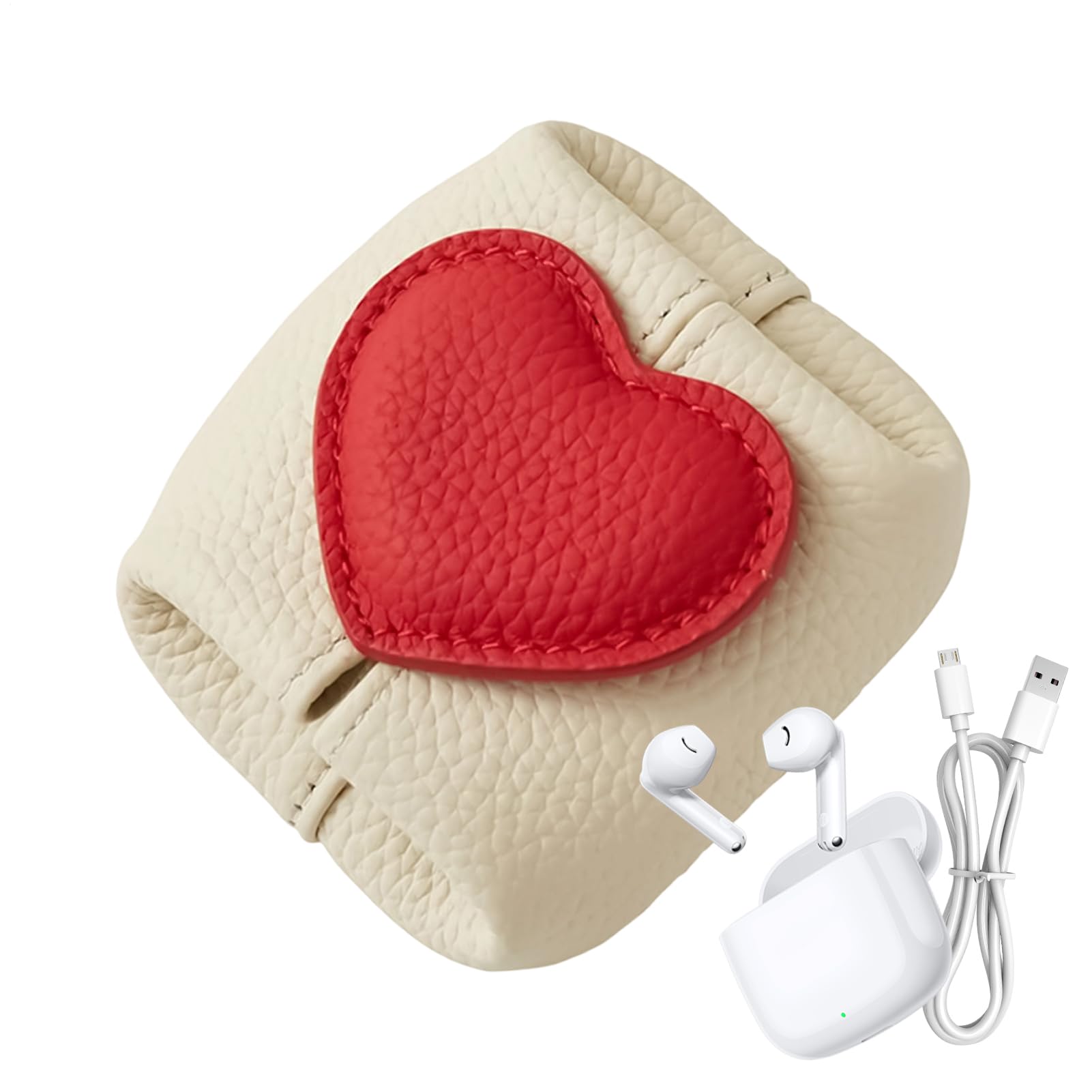 Change Purse for Coin | Heart-Shaped Wallet | Small Change Purse,for Keys Lipsticks Cards Female Mother Lady Girlfriend Teen