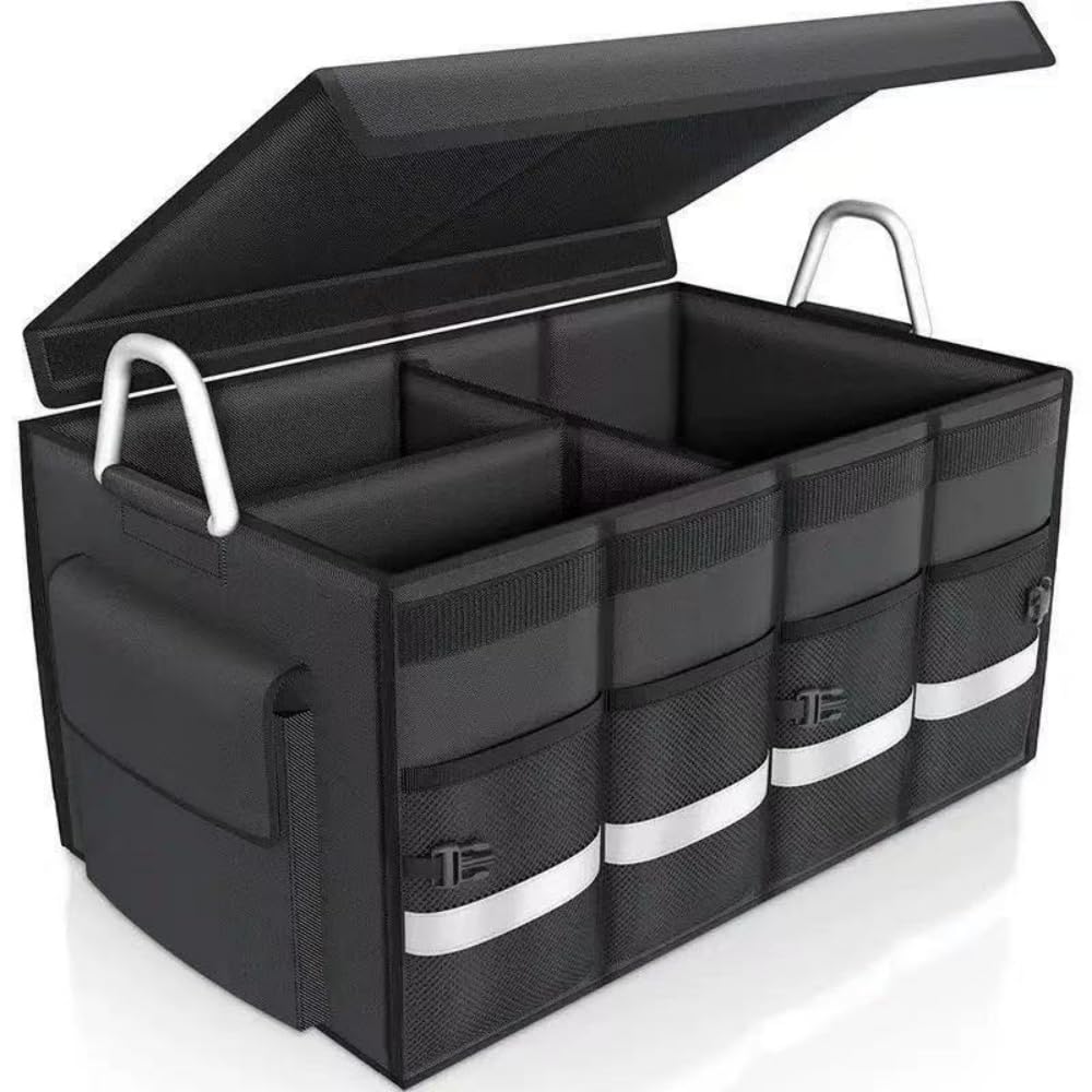 Organizador Maletero Coche para Renault Kangoo, Organizador de Maletero de Coche Caja Plegable para el Coche Organizador para Maletero de Coche,B