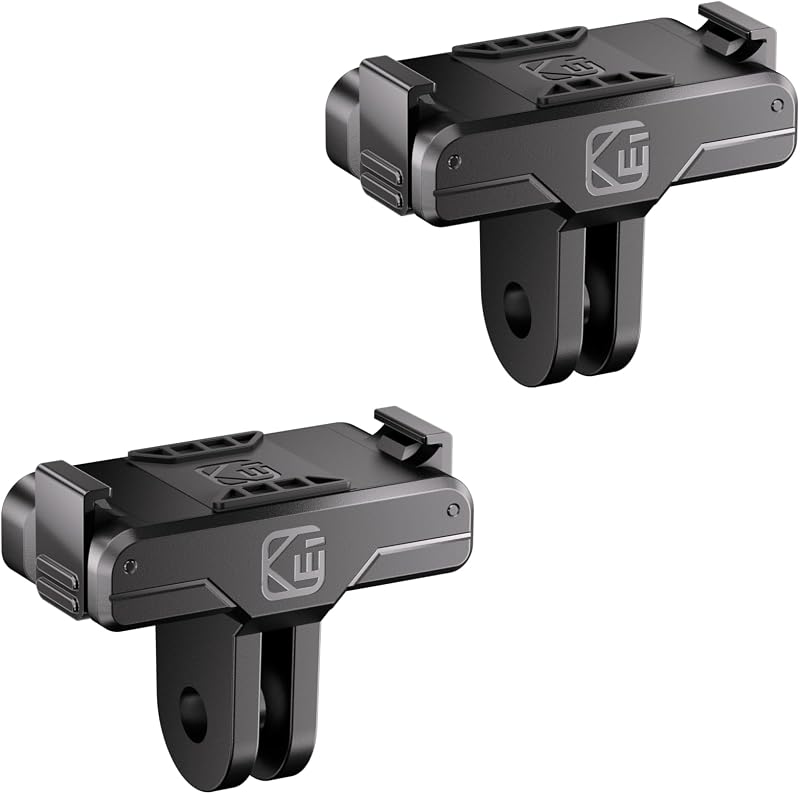 Kewig Magnetic Quick-Release Adapter Camera Mount (X1-2PCS) | Compatible with DJI Osmo 360 / Action 3 / 4 / 5 Pro Action Camera