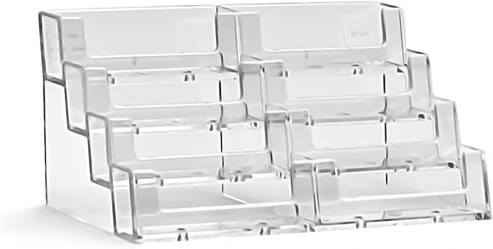 Portabiglietti Da Vista Da Parete Taymar - 4 Scomparti Trasparenti Per Fiere E Uffici - Foto 4