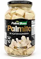 Palmito de Açaí em Conserva Picado, 540g, Pronto para Usar em Saladas, Recheios e Pizzas
