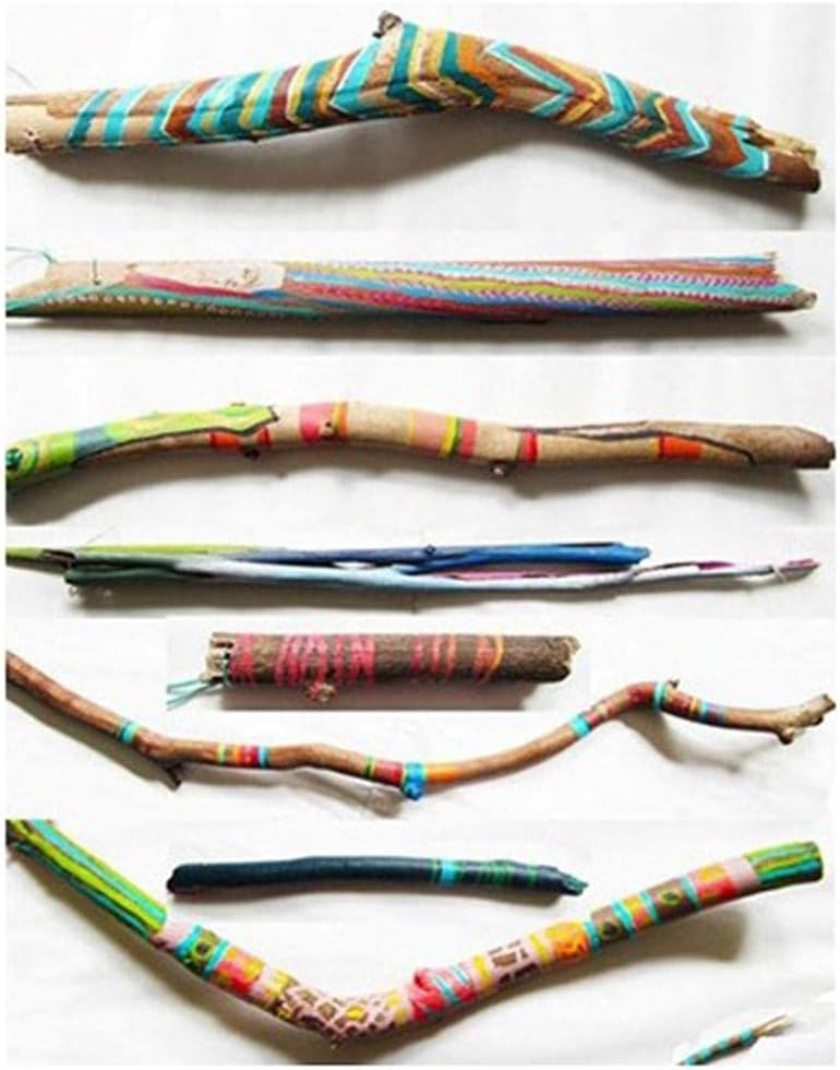 zalati Tree Branches 50Pcs Natural Wooden Stick for DIY Photography Dollhouse Decoration, 20cm - Image 3
