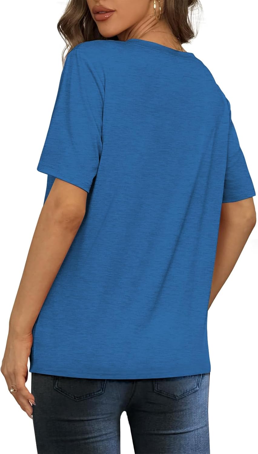 Funny Cat T Shirts for Women Everything is Fine Graphic Tees Casual Short Sleeve Summer Tops Crewneck Shirt - Image 2