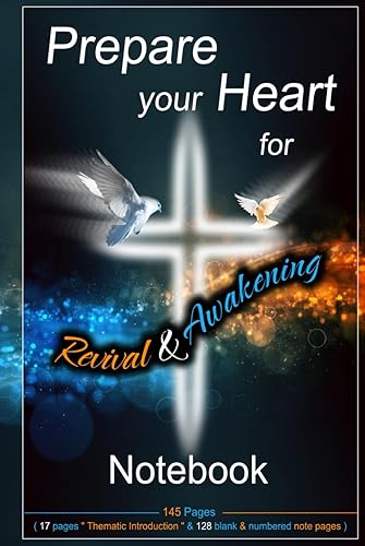 Revival & Awakening Notebook: 145 colored pages, 17 pages "Thematic