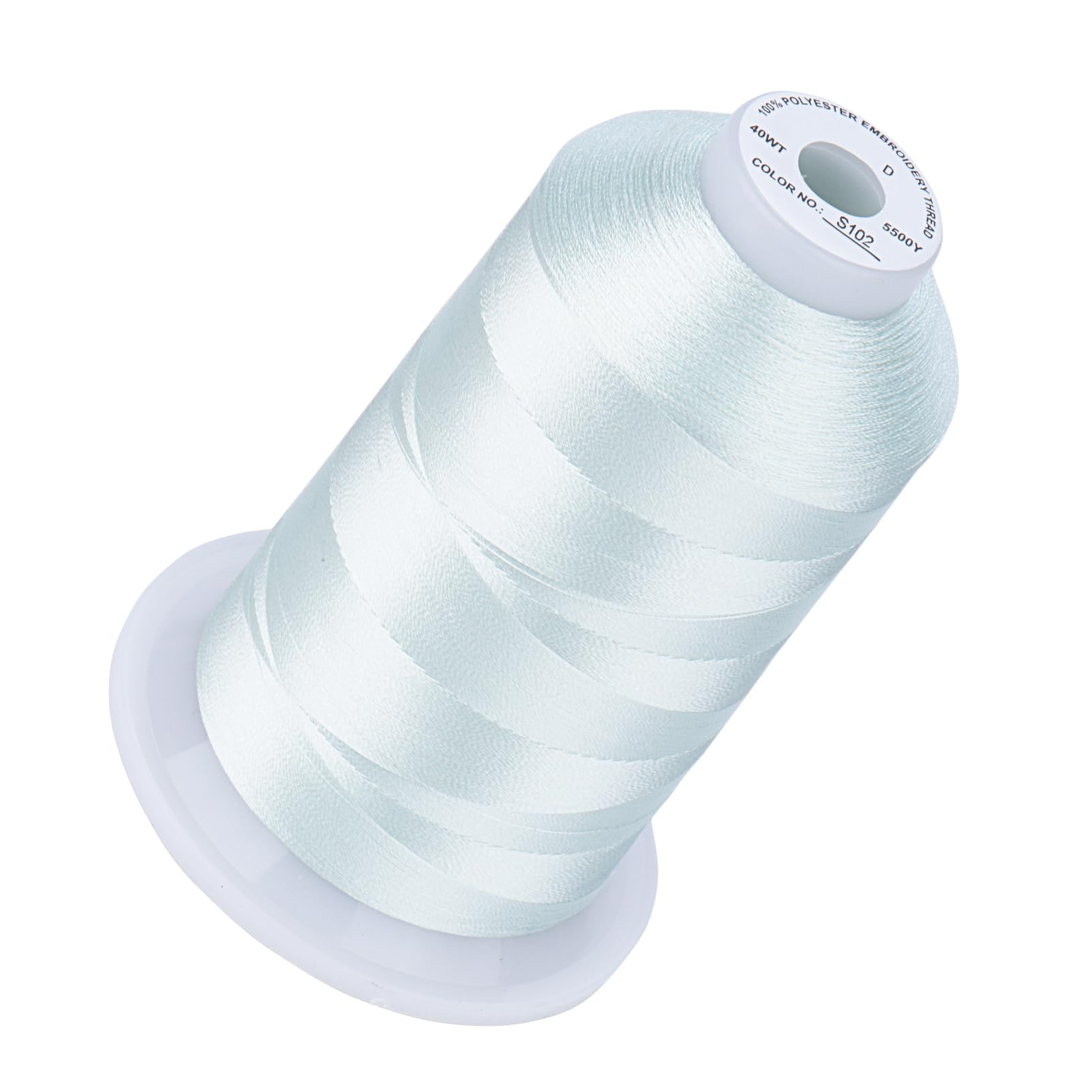 Amazon.com: Simthread Embroidery Thread Whisper Gray S102 5500 Yards ...