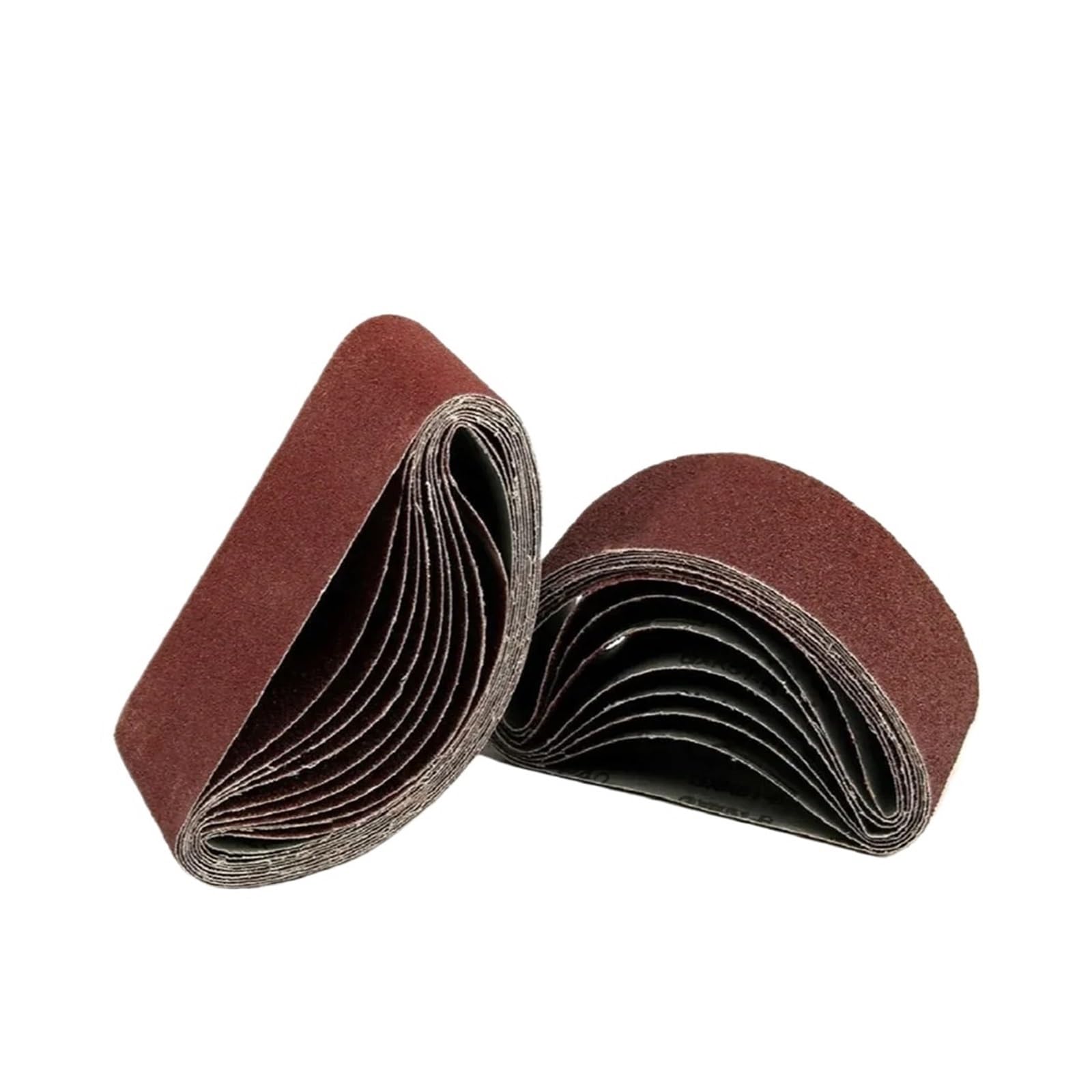 Correa abrasiva, Compatible con máquina pulidora lijadora de banda, correas lijado grano múltiple 75X457mm | 12 bandas de papel de lija con 6 tipos de granos for pulir y pulir piezas de trabajo.