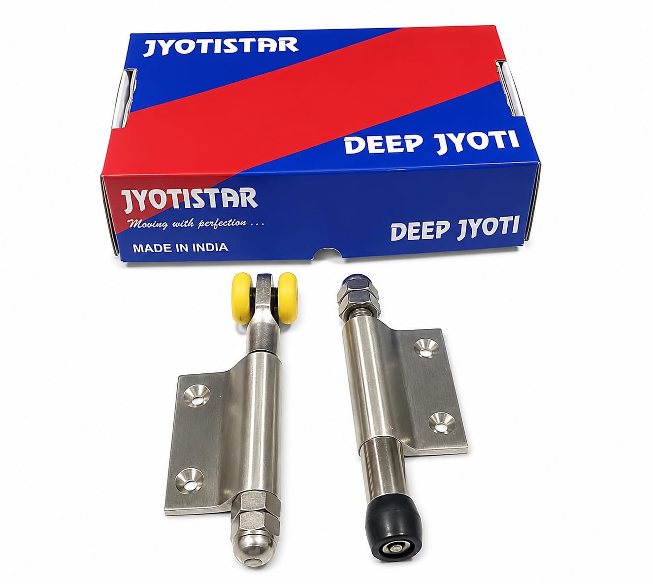 DEEPJYOTI | Light Duty Sliding Folding Door System | Side Mounted | JS 380.14 SS Half Set Side Hung Door Fittings-image-15