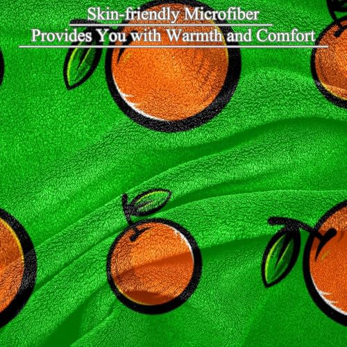 Couverture polaire orange plaid chaud doux jetee de canape et couvre-lit microfibre