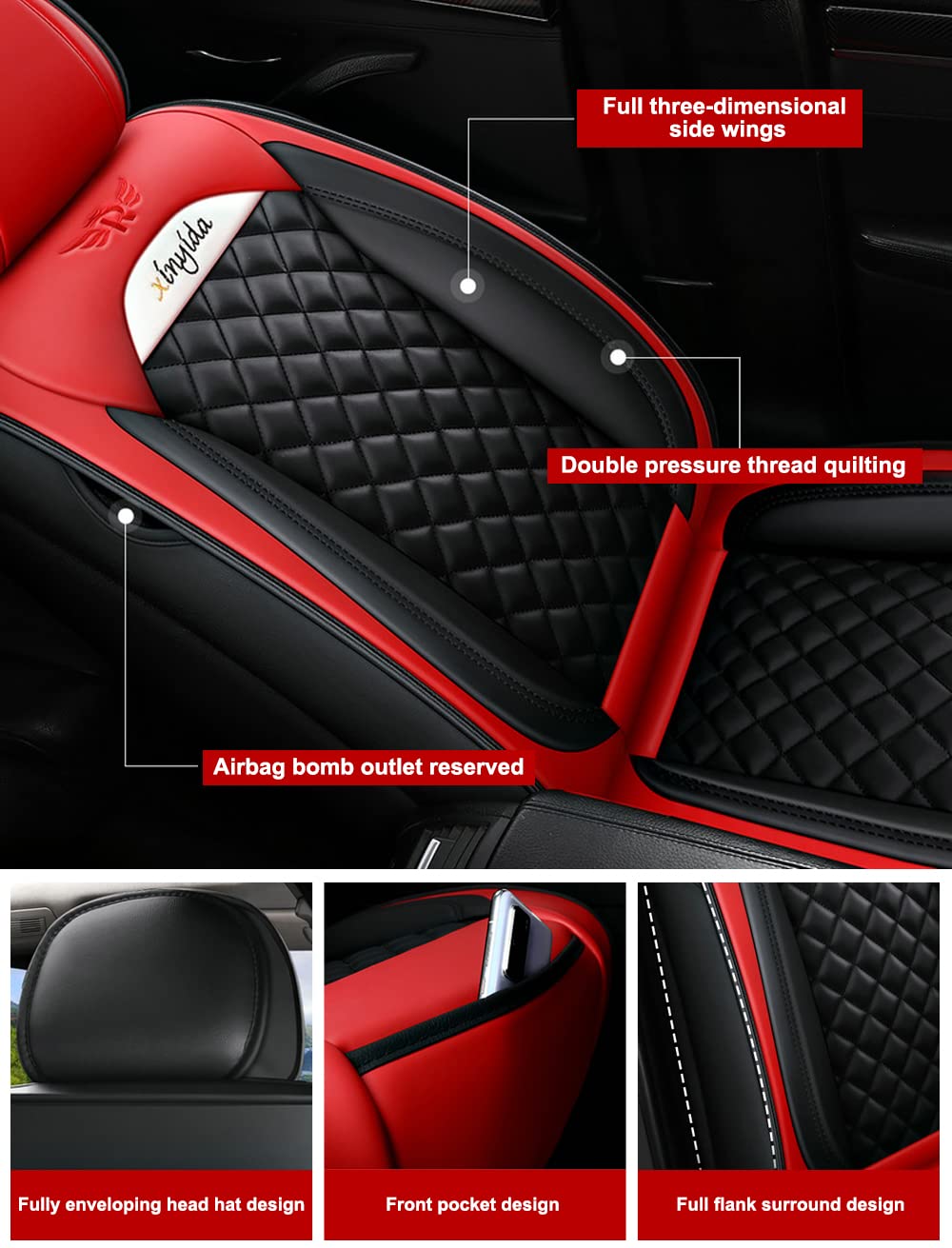 Funda de Asiento de Coche para Ford Ranger 2003-2027