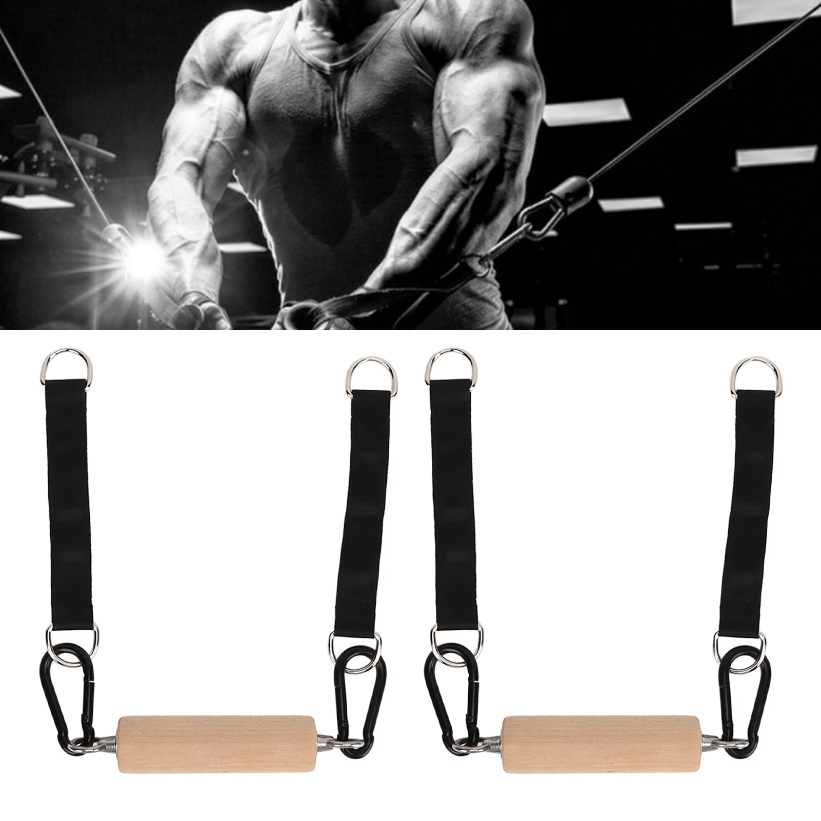 Leapiture Wooden Pull Up Climbing Hold Grips Portable Rock Climbing Grip Strength Trainer for Adults Gym Home Outdoor Patio Workouts Fitness