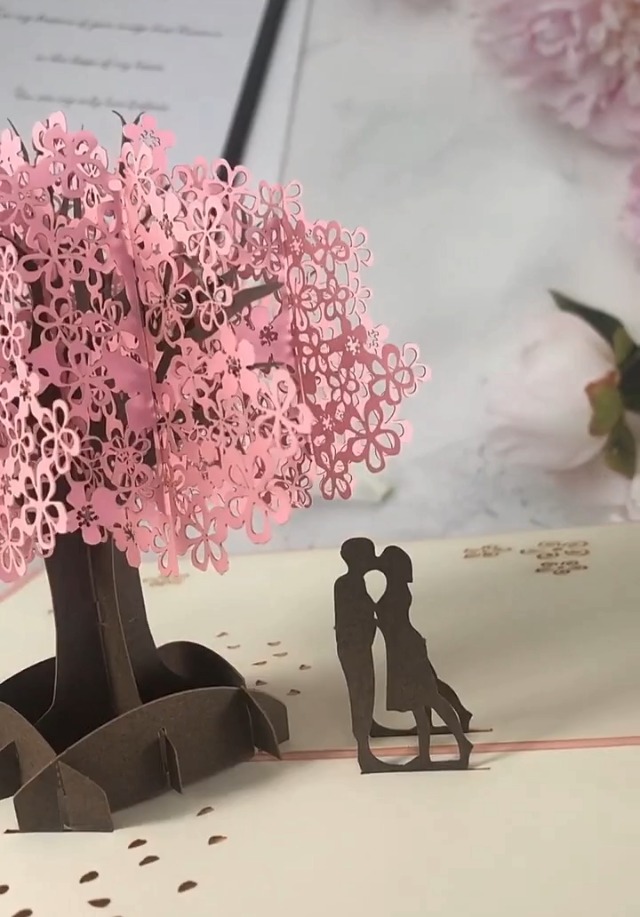 Vesaneae Pop-Up Margherite Biglietto Auguri, 3D Biglietto di Compleanno, Biglietti Augurali con Busta e Piccola Carta, Biglietto Fiori, Biglietto Pieghevole per San Valentino Laurea Nozze Anniversario