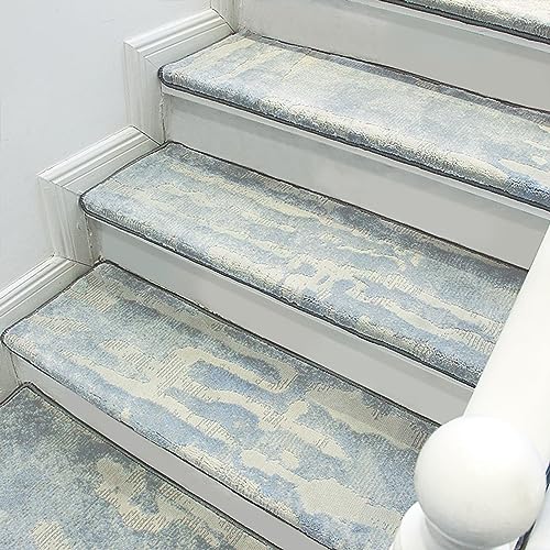 Alfombra autoadhesiva para escalones antideslizantes largos de madera interior 2