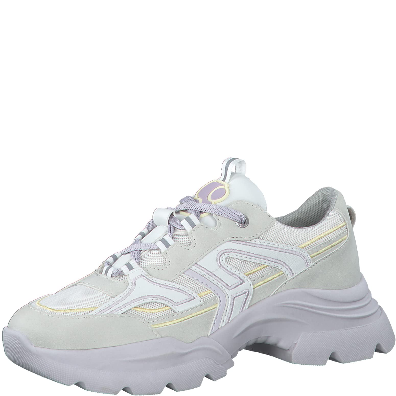 s.Oliver Women's 5-5-23621-30 Trainers, White Comb, 5 UK