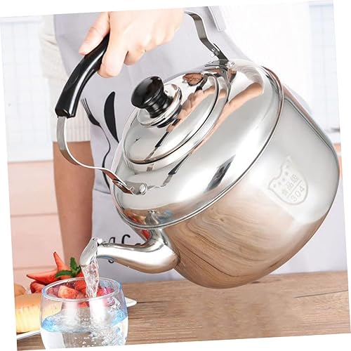 Miniatura 3 de Hervidor de acero inoxidable 304 Hervidor de agua Hervidor de agua Sonido fuerte Hervidor de té Tetera Silbante Tetera de acero inoxidable Tetera