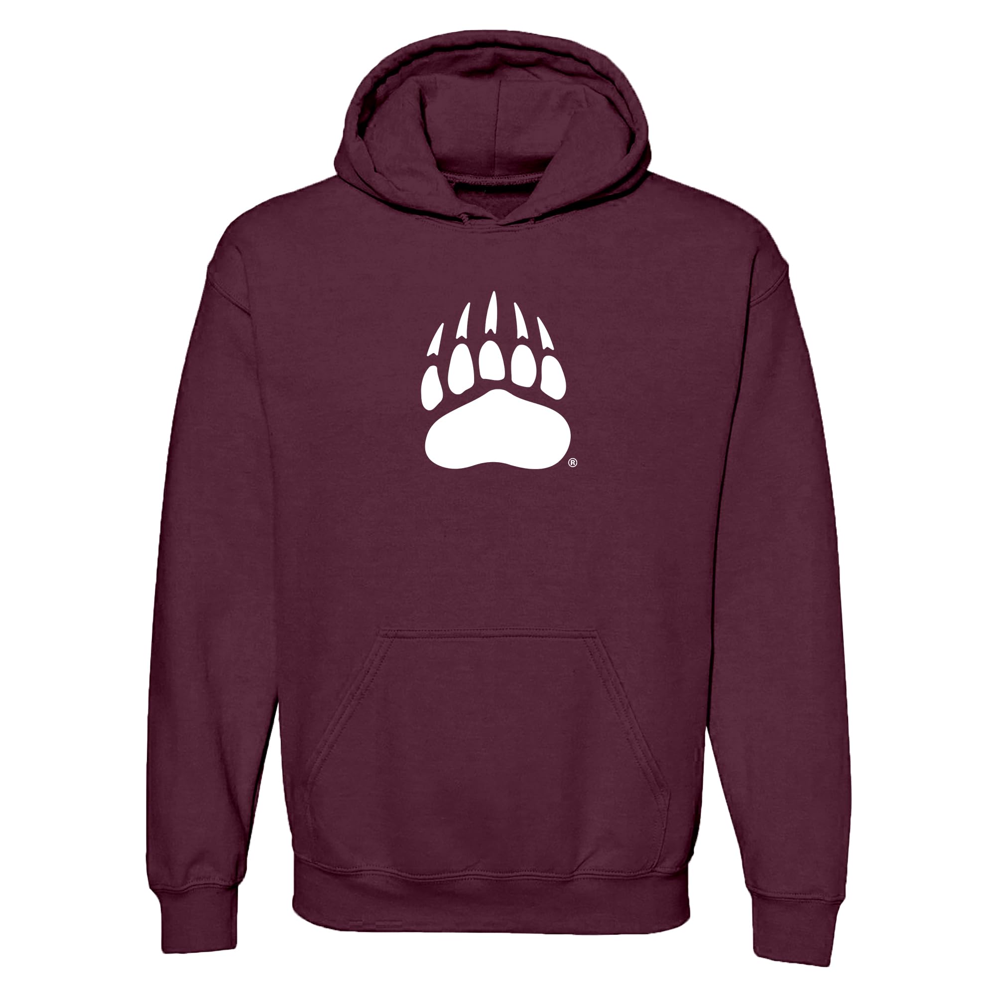 UGP Campus Apparel AH1021 - Montana Grizzlies Primary Logo - Sports Team Hoodie - X-Large - Maroon