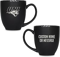 Vista 59 de Rico Industries NCAA Primary - Taza personalizada de 15 onzas, color negro mate, para bebidas calientes o frías Tigres del Estado de Aplastar