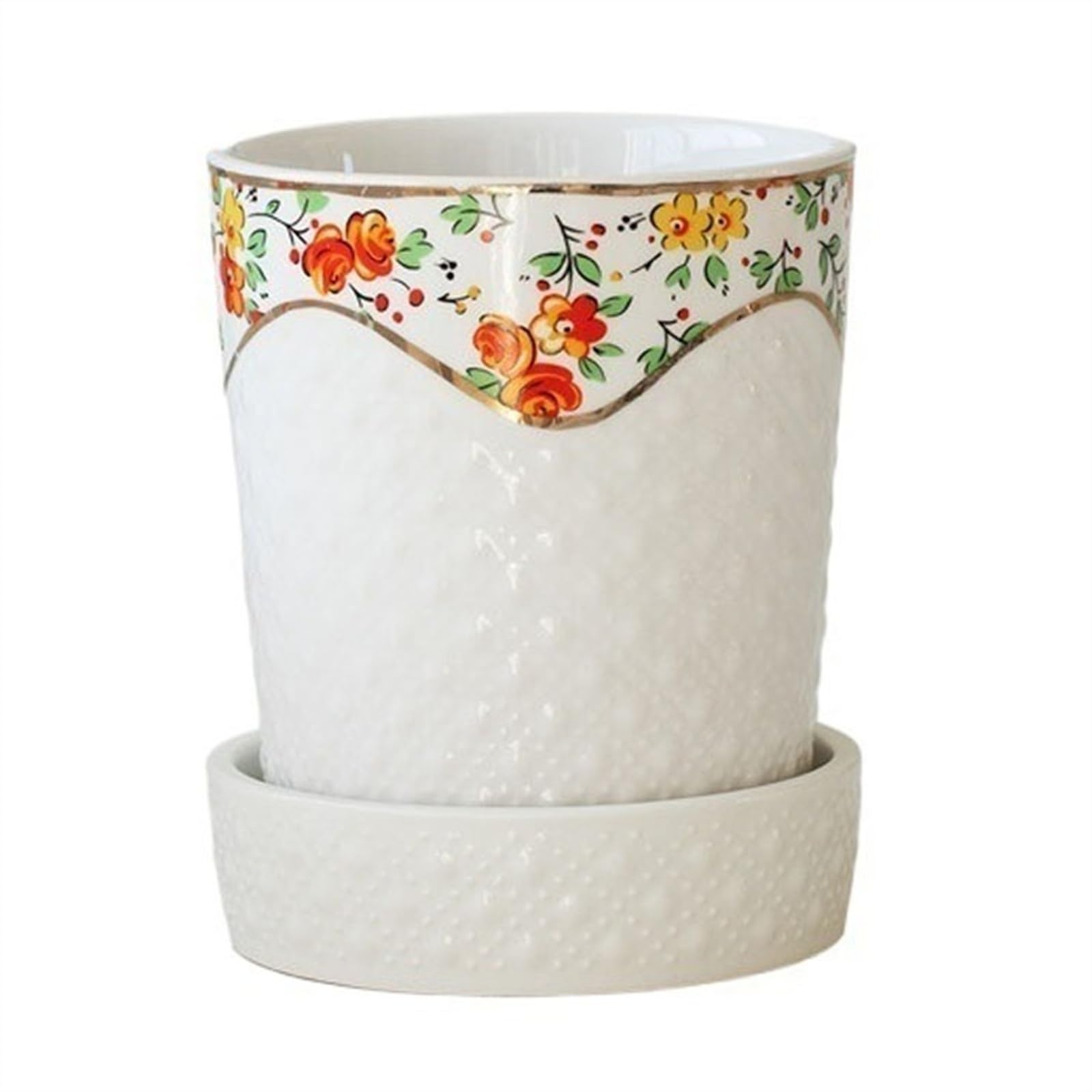 Porte-ustensiles En Céramique – Pot à Couverts Avec Relief – 10x10,6 Cm – 550 Ml – Pour Cuisine, Bureau - 3