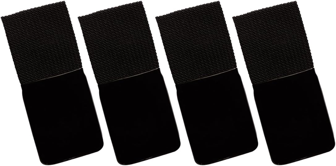 Strapless Suspenders By Antoine Set of 4 One Size Black