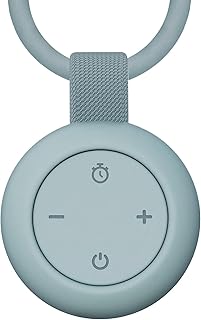 Portable Baby Sound Machine [White Noise for Babies Kids Adults][Sleep Soother][Timer Function][12 Soothing Sounds] 15 Hours Battery Life, Registry Gift,Shower,Clips on Baby Stroller.Slate