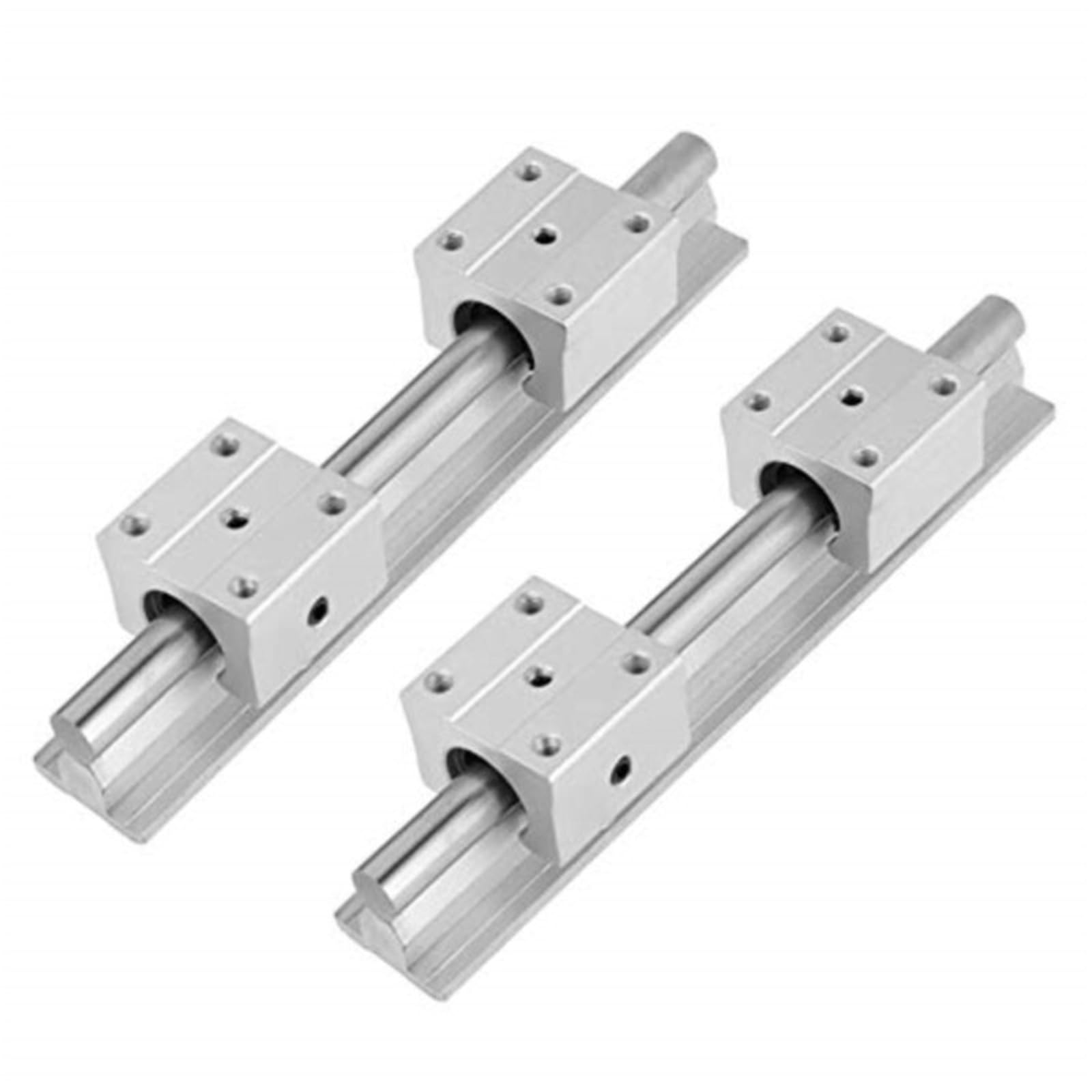 Linear guide SBR10 SBR12 Length 200-1000mm 1 set: 1 x SBR10 or SBR12 linear guide + 2 x SBR10uu or SBR12uu blocks for CNC(SBR12UU,500mm)