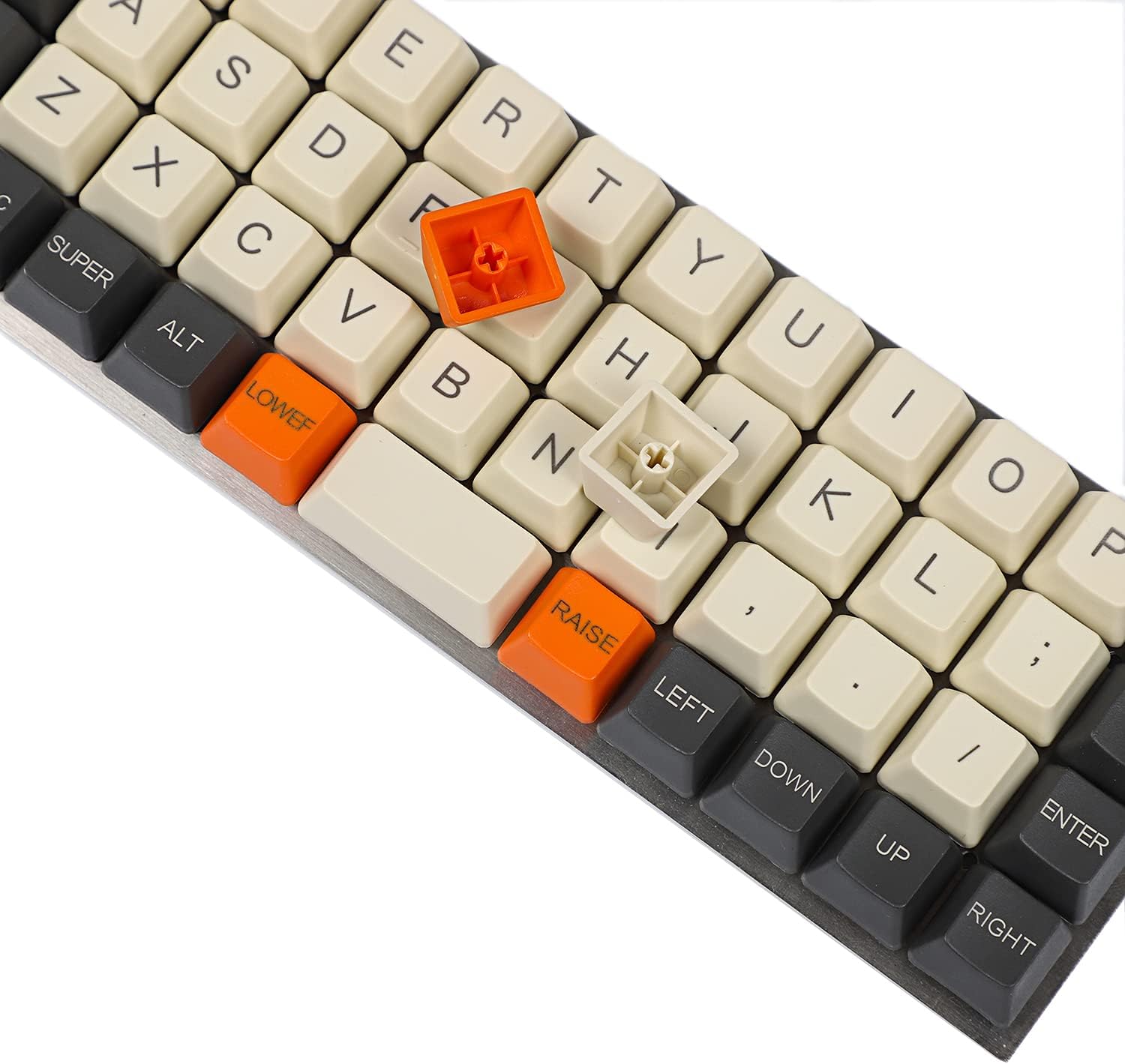YMDK Carbon Laser-Etched Top Print OEM Keycap 1.5mm PBT for MX Switches Planck Niu40 Preonic Keyboard (Top Printed)(Only Keycap)
