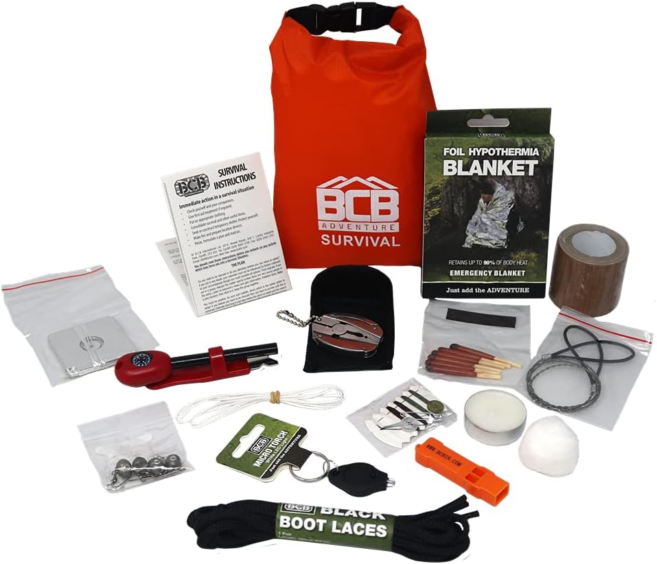 Bushcraft Survival Essential Kit, One Size