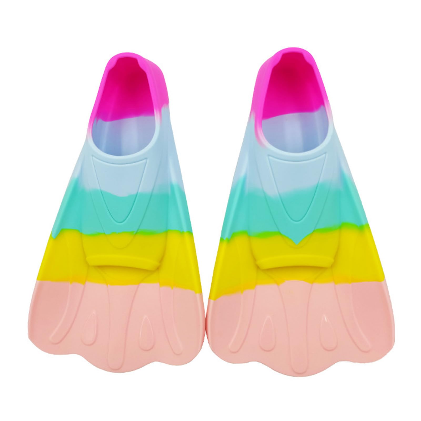 Zwemvinnen voor kinderen volwassen trainingsvinnen siliconen zwemzwemzwemvliezen regenboog bodyboarden vinnen comfortabele zachte snorkelvinnen voor kinderen volwassen zwemmen duiken beginners (roze Zwemvinnen voor kinderen volwassen trainingsvinnen siliconen zwemzwemzwemvliezen regenboog bodyboarden vinnen comfortabele zachte snorkelvinnen voor kinderen volwassen zwemmen duiken beginners (roze
