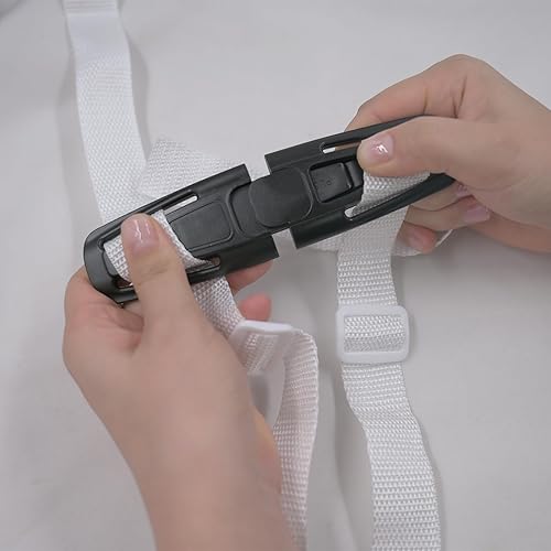 Miniatura 5 de Paquete de 2 arnés para el pecho del asiento, cinturón de seguridad, bloqueo de hebilla, reemplazo universal para bebés y niños, piezas de hebilla