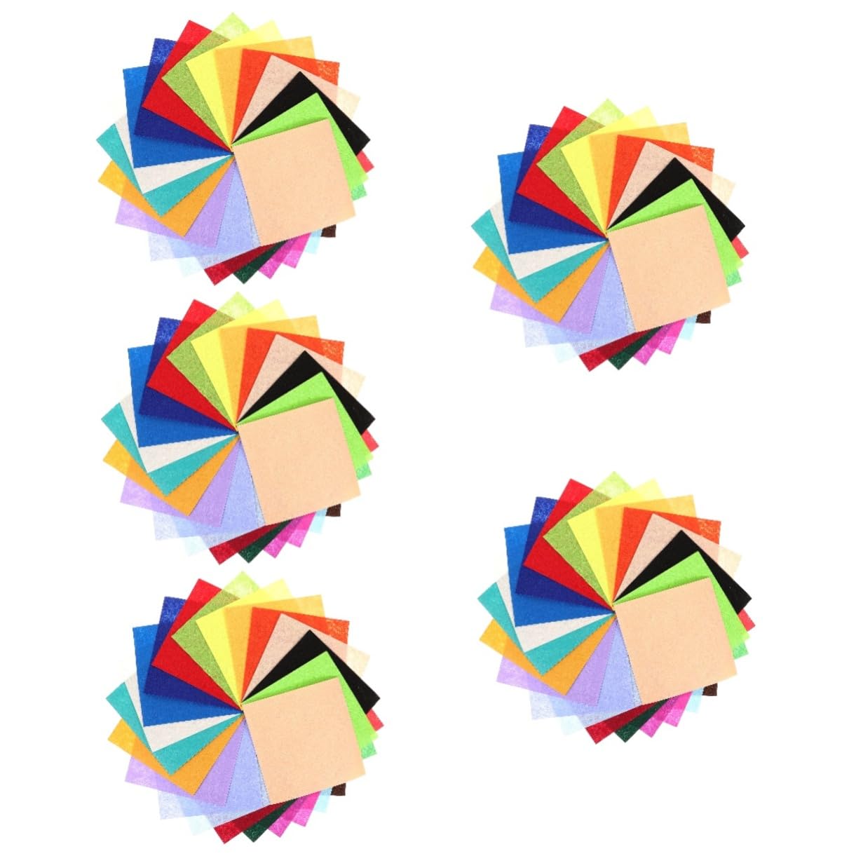 ARTIBETTER 5 Set Panni in Feltro Fai Da Te Per La Scuola Tessuto Colore Tessuti Per Cucire Materiale Di Colorato Artigianato Il Peluche Creazione Mestiere 40 Fogli*5
