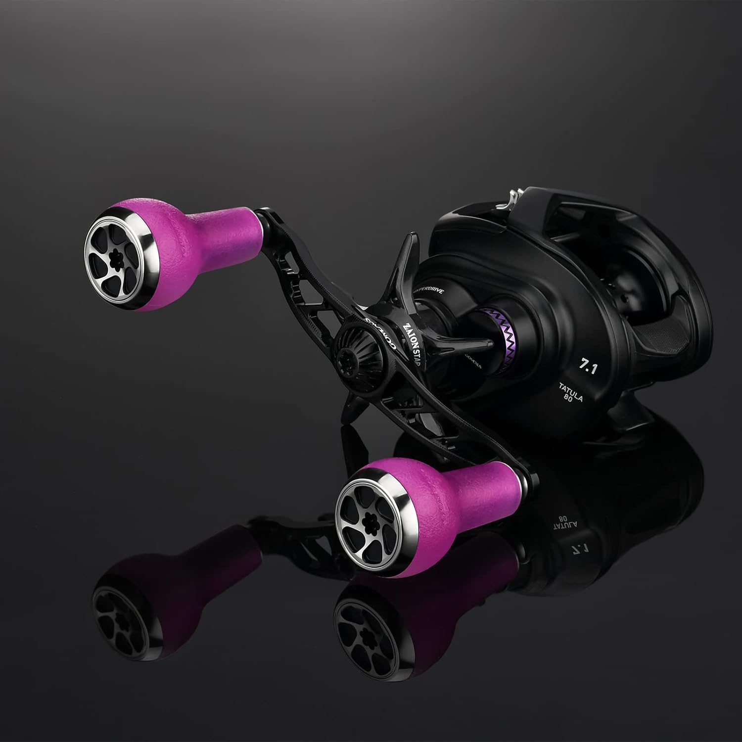GOMEXUS Power Handle Compatible for Shimano SLX Tranx Daiwa Tatula Zillion Abu Garcia Revo 13 Fishing Baitcasting Reel Replacement Parts| Bass Fishing