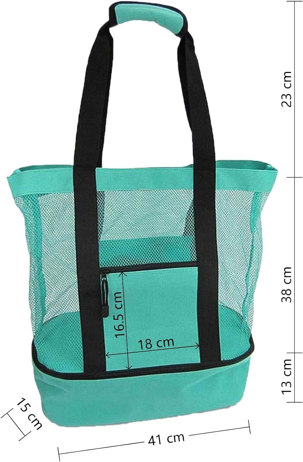 Bolsa Playa Grande Familiar，Bolsa Extra Grande de Malla de Playa，para Playa, Picnic, Camping y Compras.