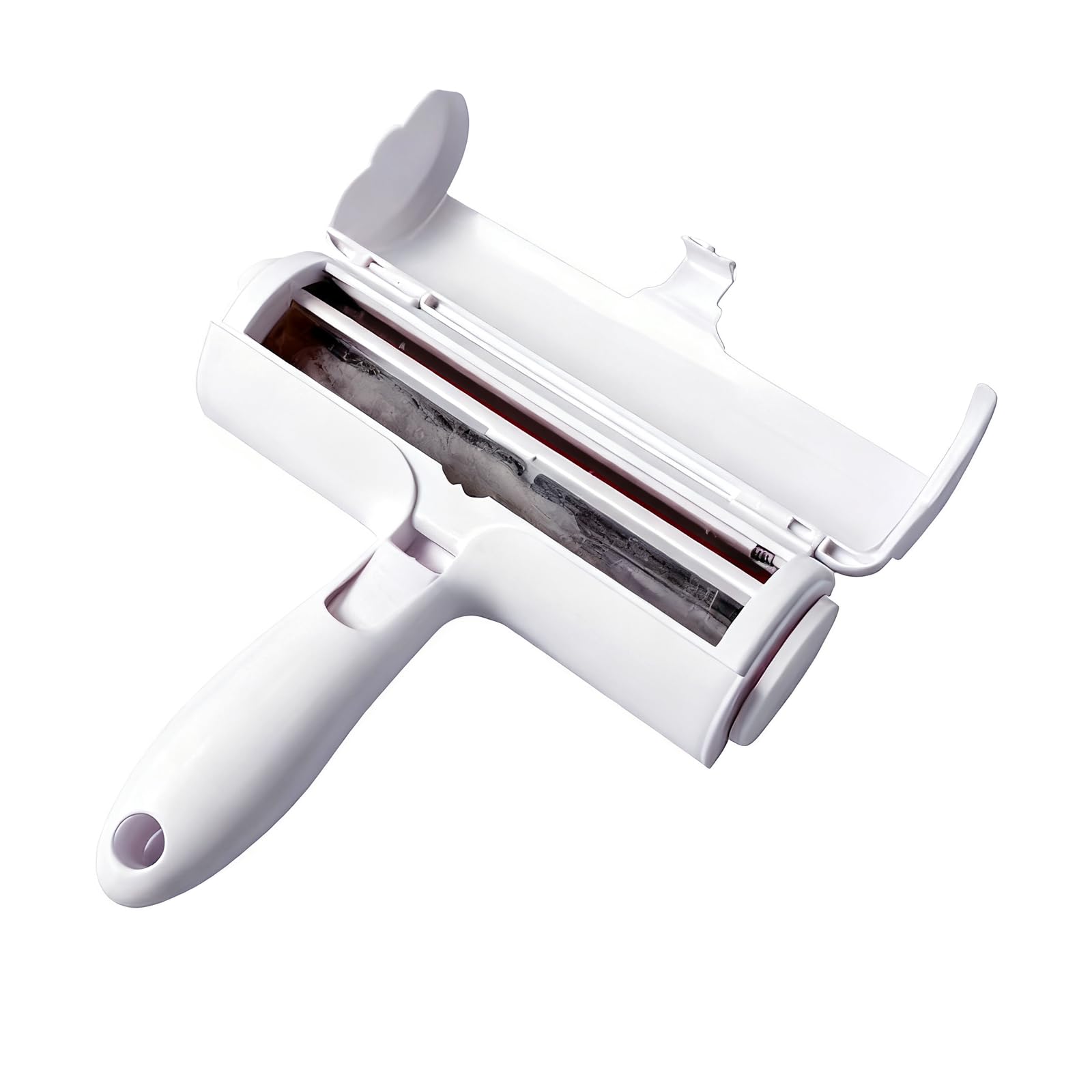 Godtkowty White Pet Hair Remover Roller - Reusable Animal Hair Removal Brush For Dogs And Cats - Effortlessly Cleans Pet Fur From Carpets, Furniture, Rugs, Stairs, Bedding, And Sofas For A Fur-Free Home