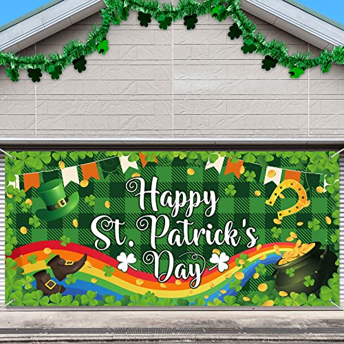 Happy St. Patrick's Day Garage Door Banner