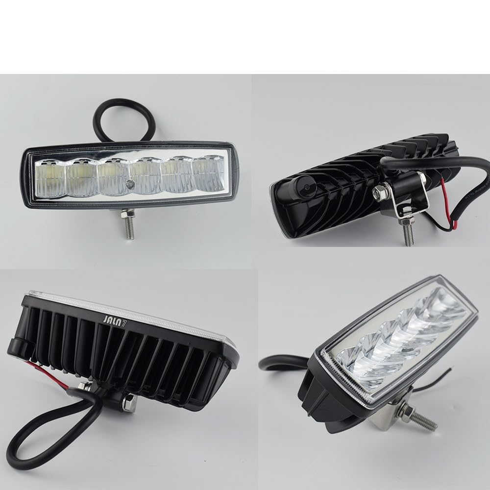 Światła drogowe 6-calowe zielone reflektory LED