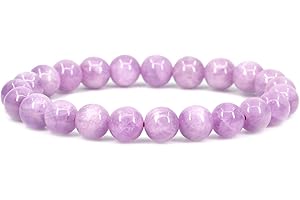 Zenith of Radiance: Kunzite Crystals Adorned in an Exquisite Quartzite Bracelet