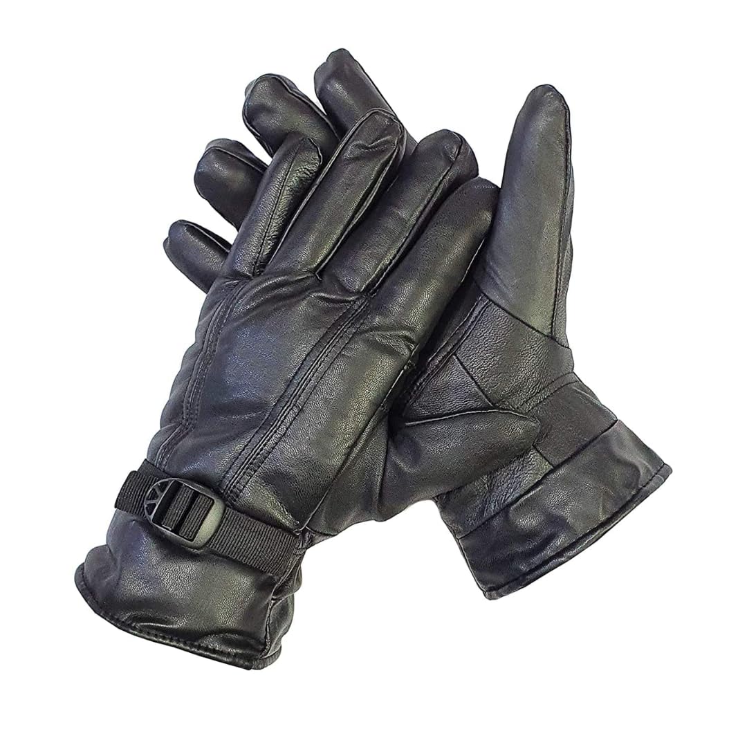 Winter Warm Gloves for Men & Women | Waterproof Windproof Thermal Gloves | Fleece Lined Riding Gloves with Anti-Slip Grip (Black Logo)-image-22