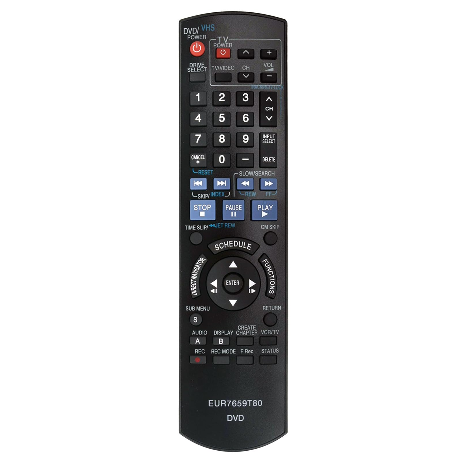 Amazon.com: New EUR7659T80 Replaced Remote fit for Panasonic DVD