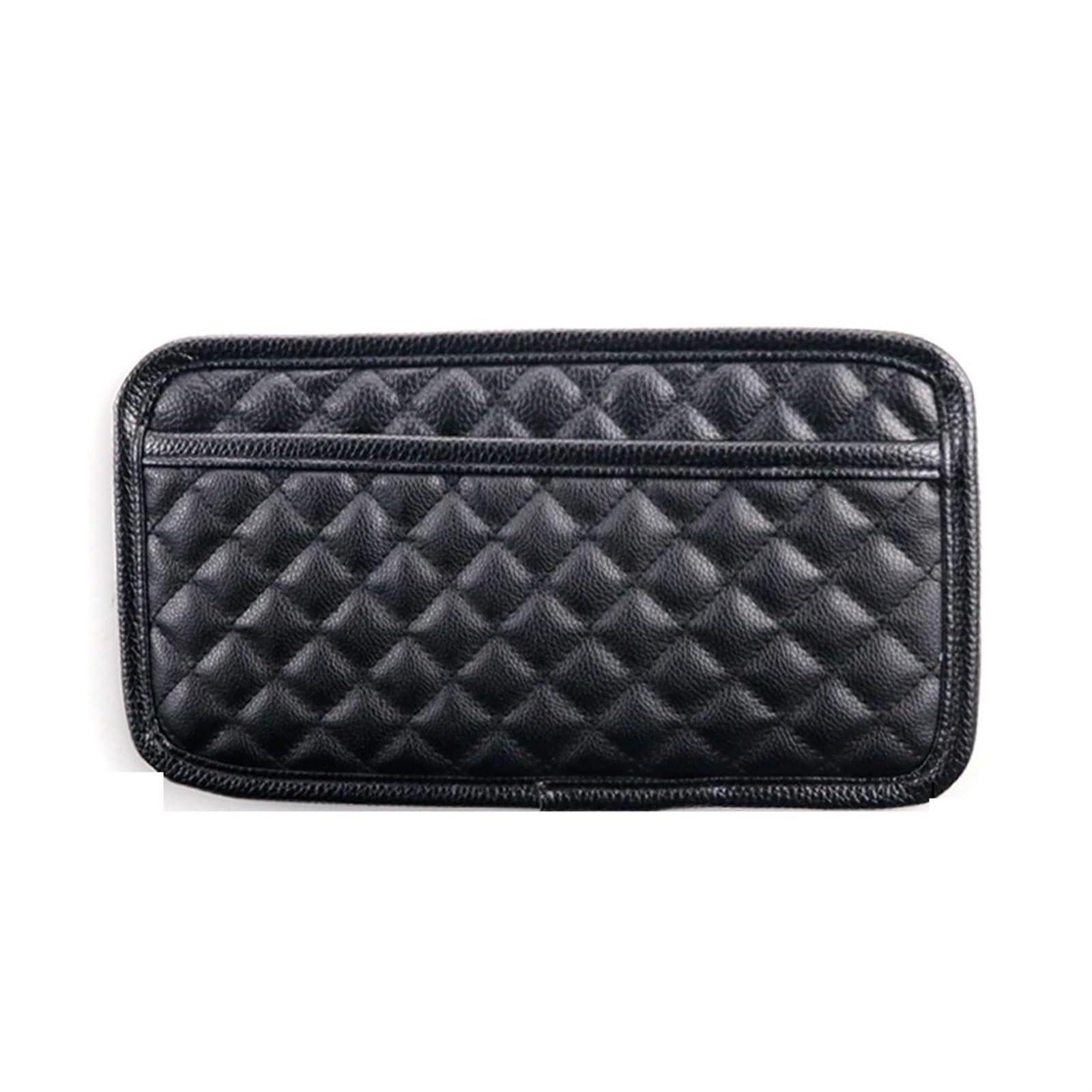 Lspbfkq Car Trim Interior Universal Car Seat Gap Organizer PU Leather Auto Console Side Pocket Crevice Storage Box Interior(D Large)