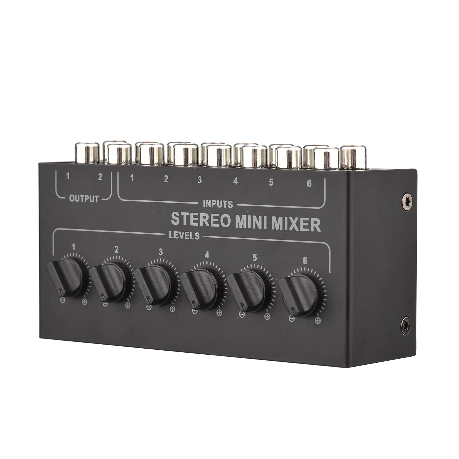Amazon.com: MOWEO Mini Stereo 6 Channel Passive Mixer RCA Portable