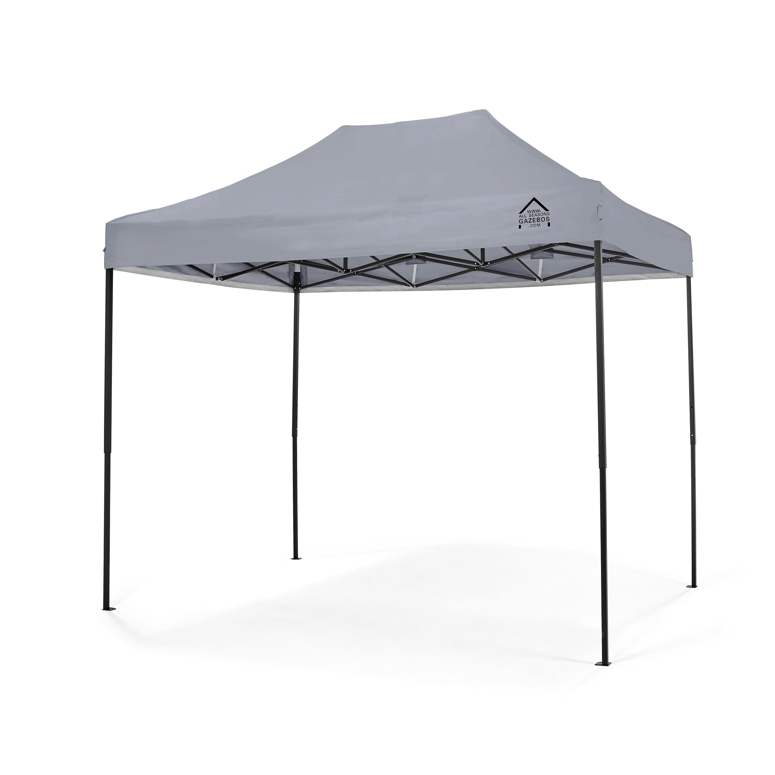 All Seasons Gazebos 3x2m Totalmente Impermeable Pop up Gazebo - Gris Metalizado