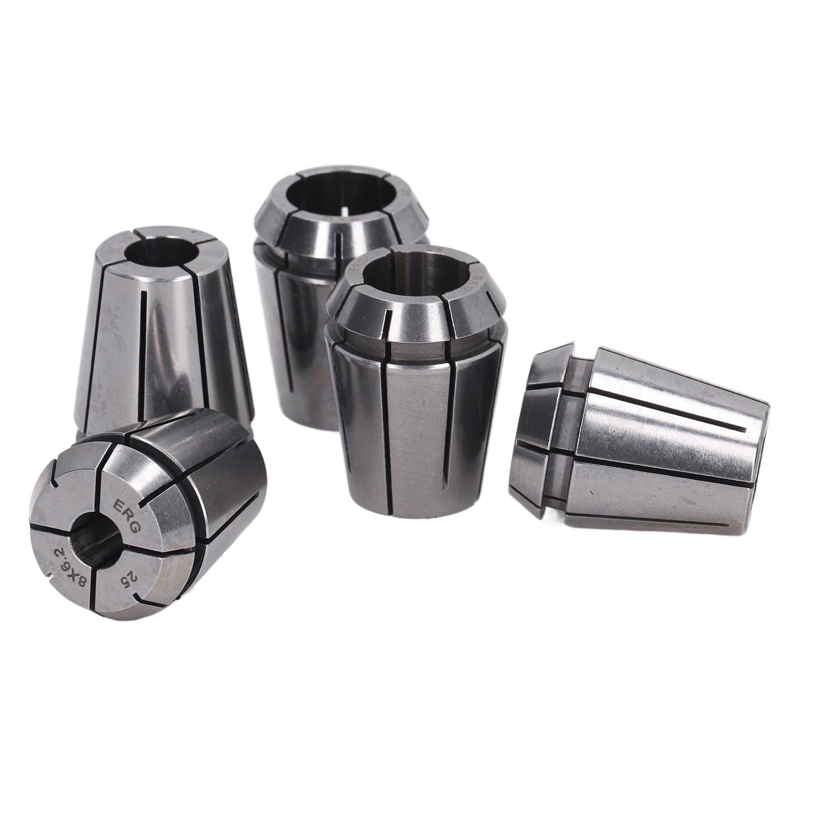 Juego de Pinzas de Alta Precisión para Torno CNC y Fresadora Pinza de Resorte de Acero con Alto Contenido de Carbono Durable de 5 Piezas para un Mecanizado Preciso