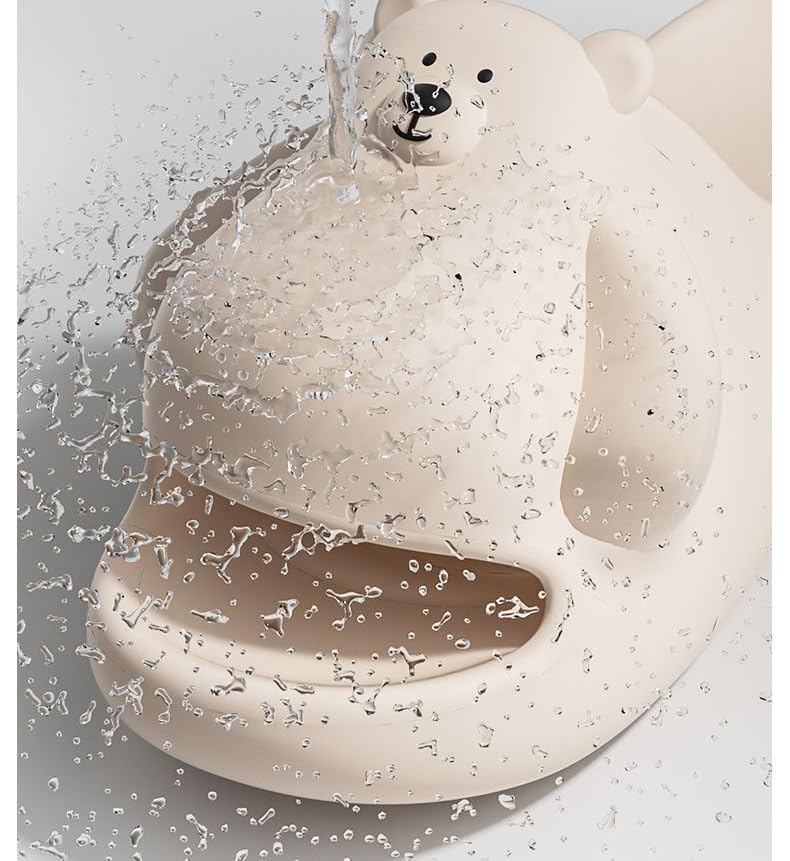 Cute Kawaii Multi Colored Polar Bear Pillow Slipper Cloud Slides Non-Slip Summer Slipper3