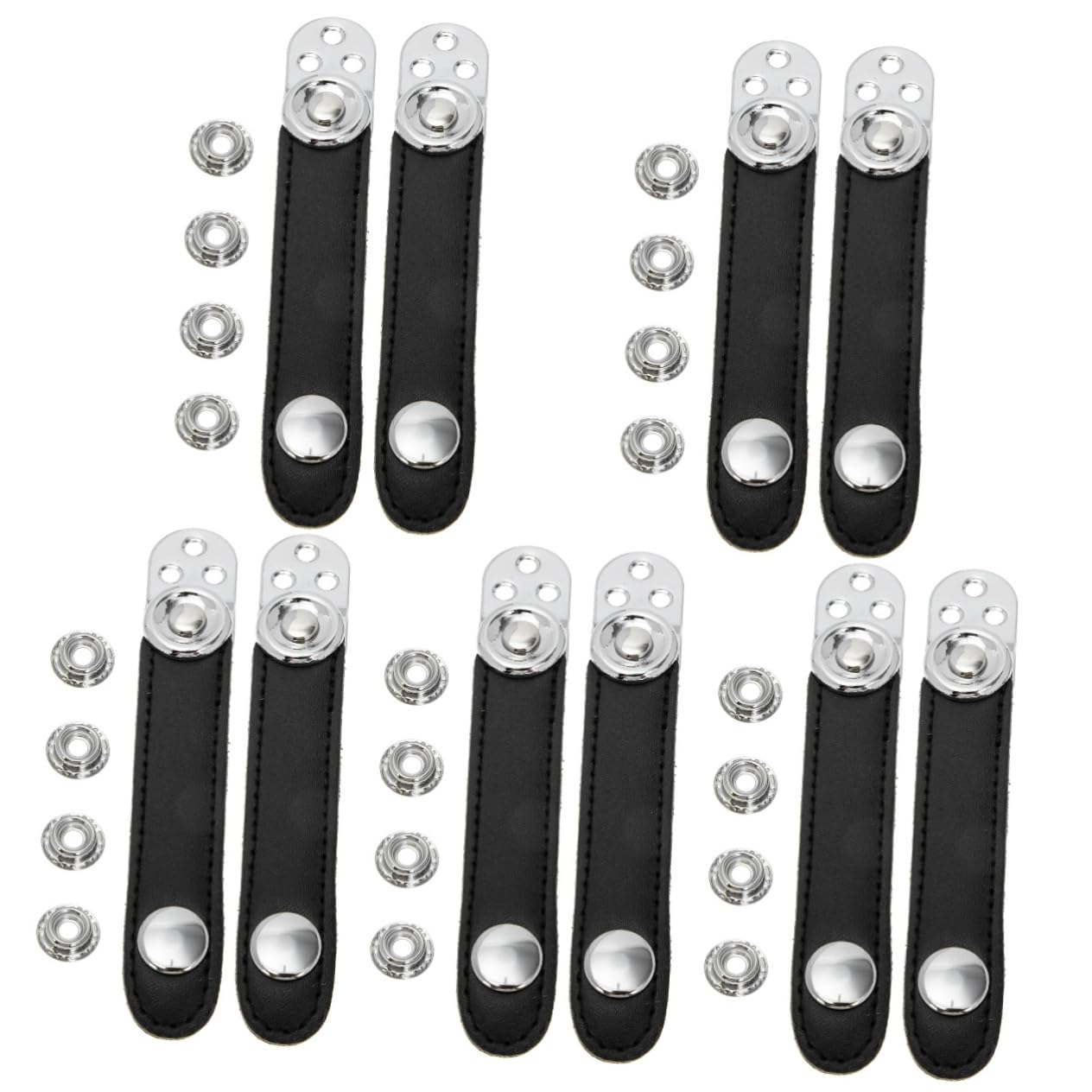5sets Cinghie Regolabili Per Fisarmonica Con Fibbia Da Accessori Per Strumento Musicale Comode e Resistenti