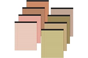 8 Pc 8.5'' x 11'' & 5'' x 8'' Designer Office Supplies...