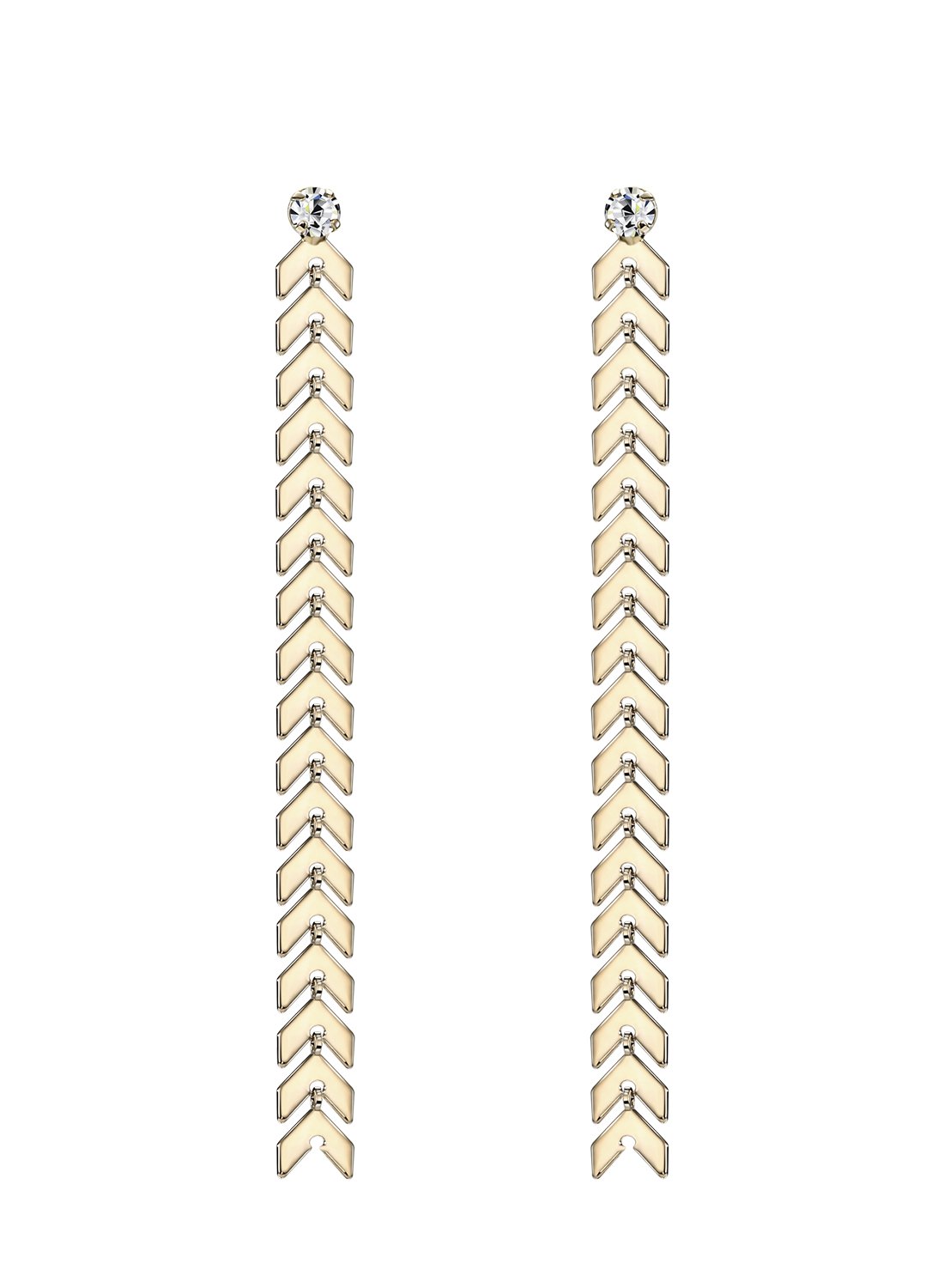 NEOGLORYGold Plated Long Drop Dangle Earrings