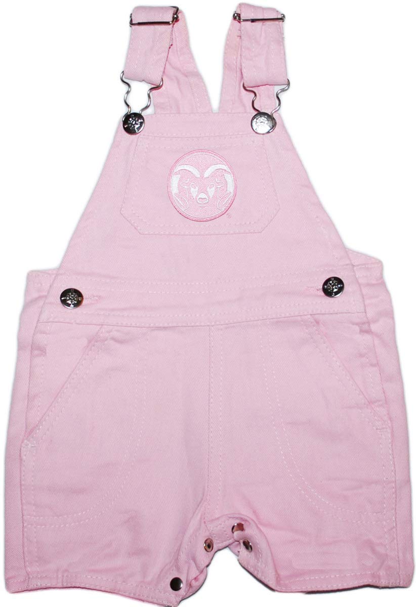Creative Knitwear Colorado State University Baby and Toddler Short Leg Overalls
