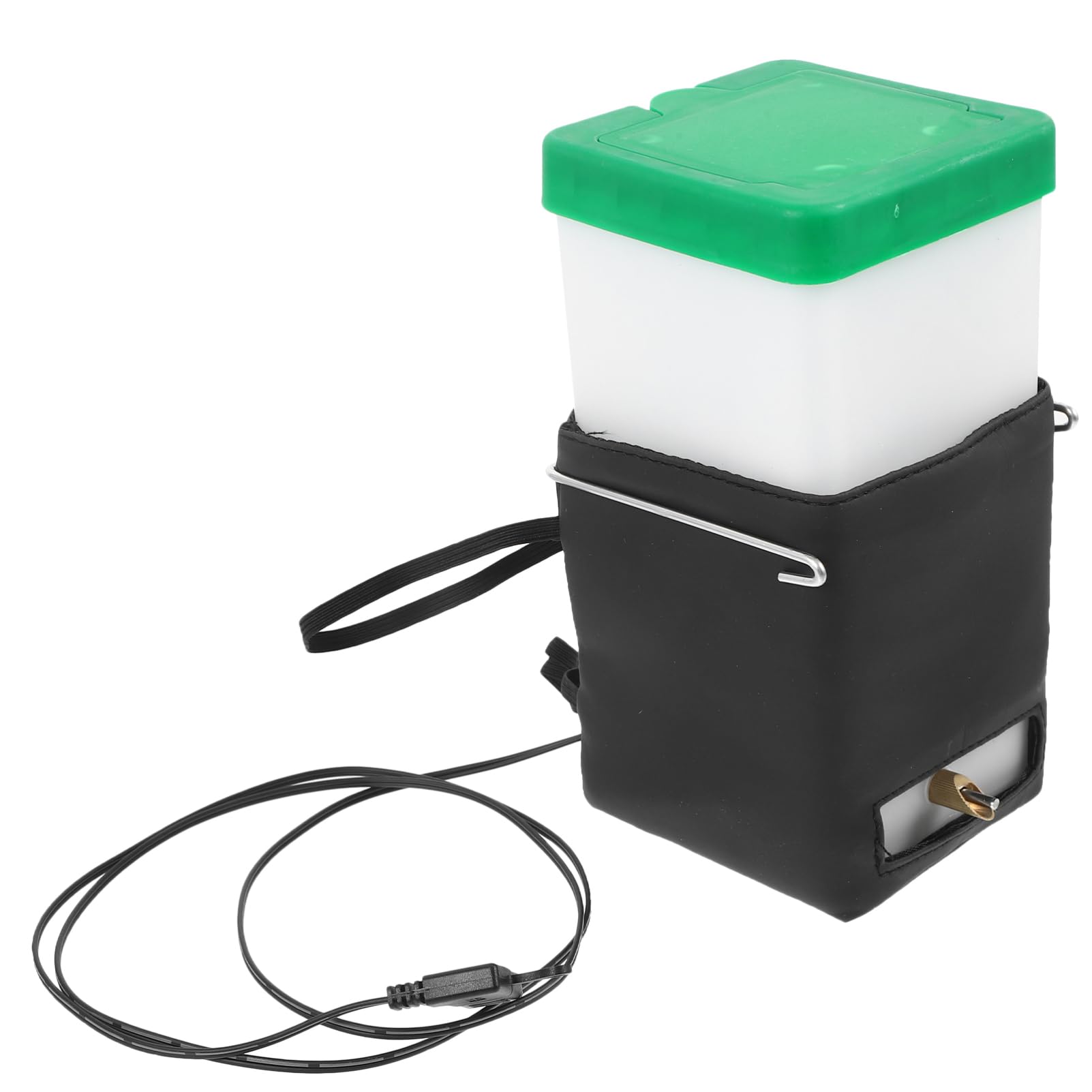 Holibanna Heated Pet Waterer Automatic Rabbit Water Heater Dispenser for Animals Capacity Durable Easy Maintenance for Rabbits and Hamsters